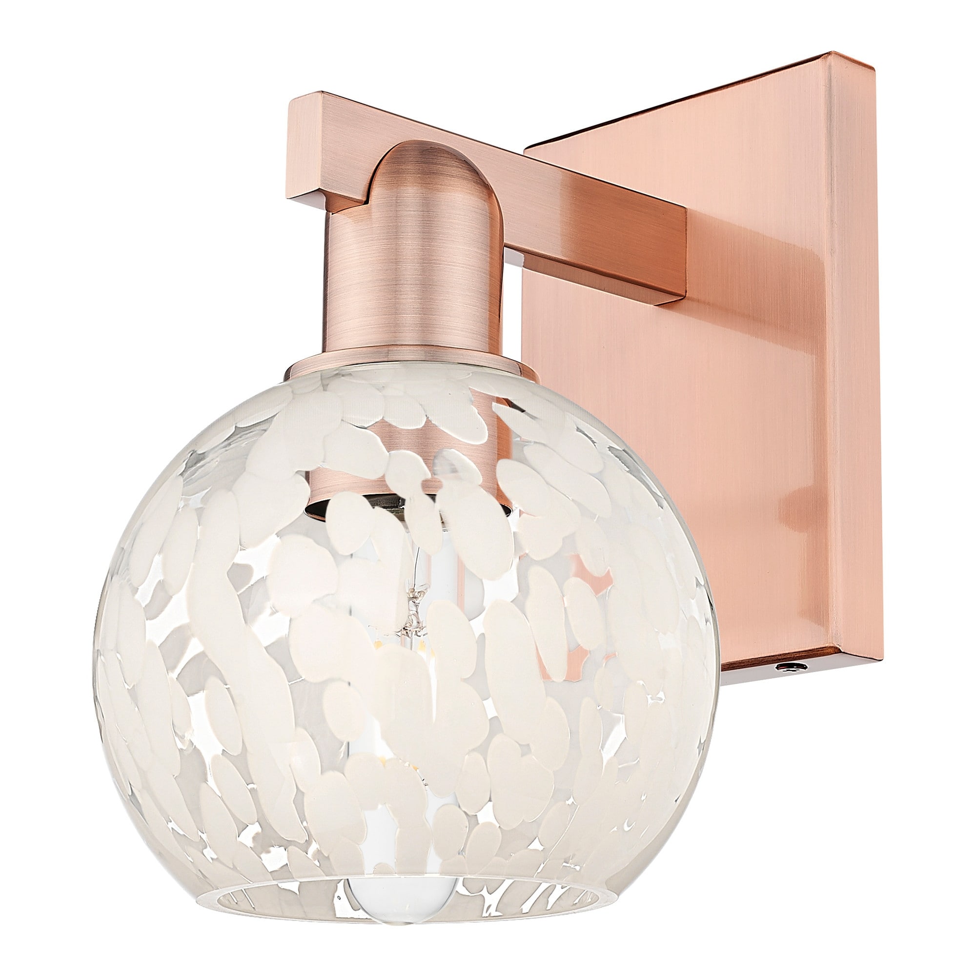 Innovations Lighting 716-1W-10-6 White Mouchette Sconce White