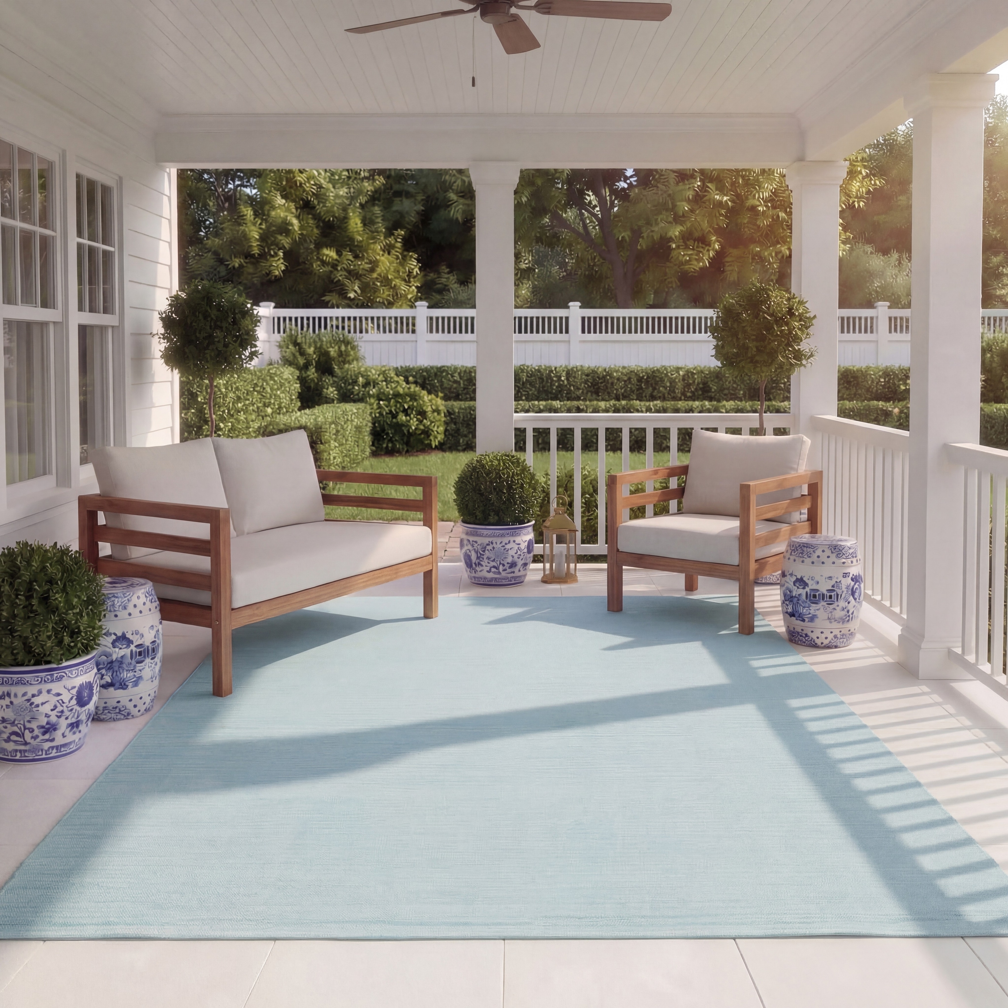 SAFAVIEH Courtyard Laurenske Indoor/ Outdoor Waterproof Patio Backyard Rug