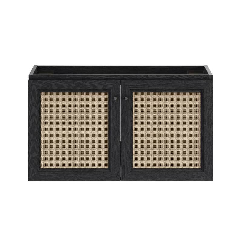 Swiss Madison SM-CO2806 Classe 35" Single Wall Mounted Vanity Cabinet - Black Oak