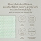 preview thumbnail 58 of 91, over&back Hand-Blocked 100% Cotton Placemats - Machine Washable - Set of 4