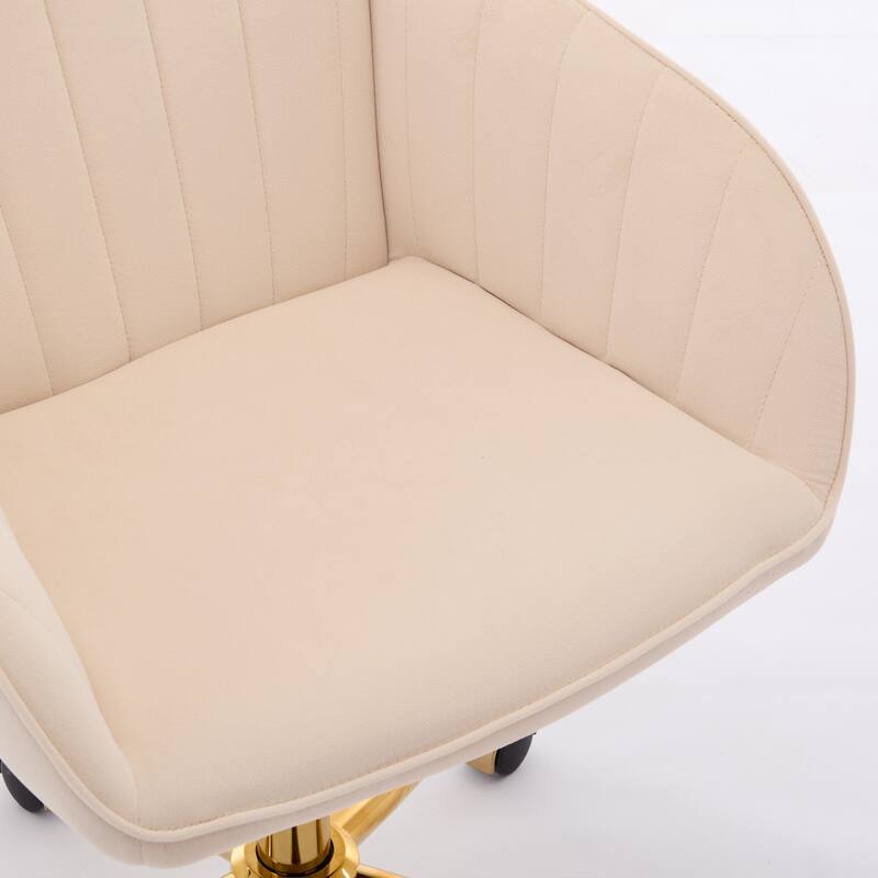 Modern Upholstered Swivel Office Chair
