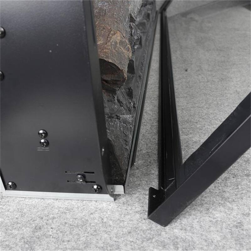 44" Wall Recessed Electric Fireplace with Remote and Imitation Flame