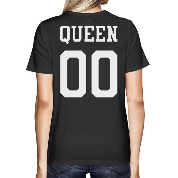 Shop Queen 00 Back Number Black Matching T-shirt Perfect ...