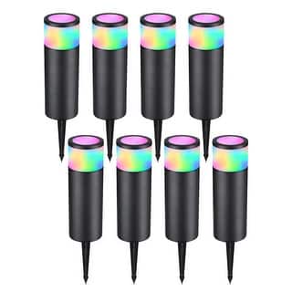 8 Pack LED Low Voltage Pathway Light, Waterproof Lawn Landscape Light