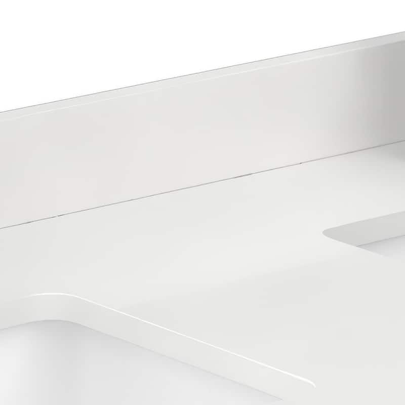 Wyndham Collection WCFQC148DTOPUNS-Q 48" Quartz Vanity Top with