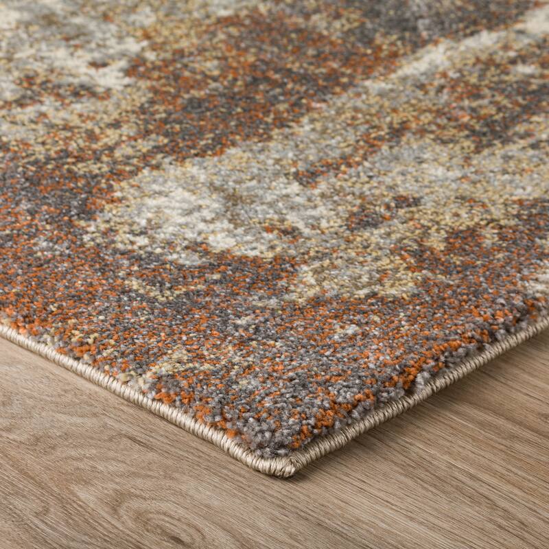 Addison Barkley Distressed Canyon Abstract Accent Rug