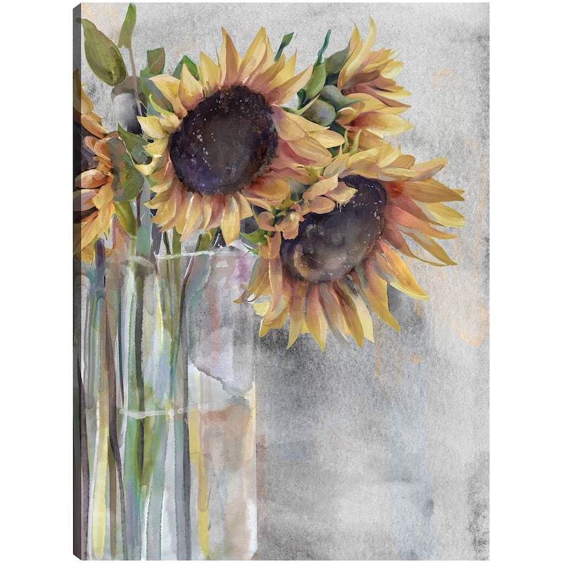 Sunflower Mirage By Studio Arts Canvas Art Print