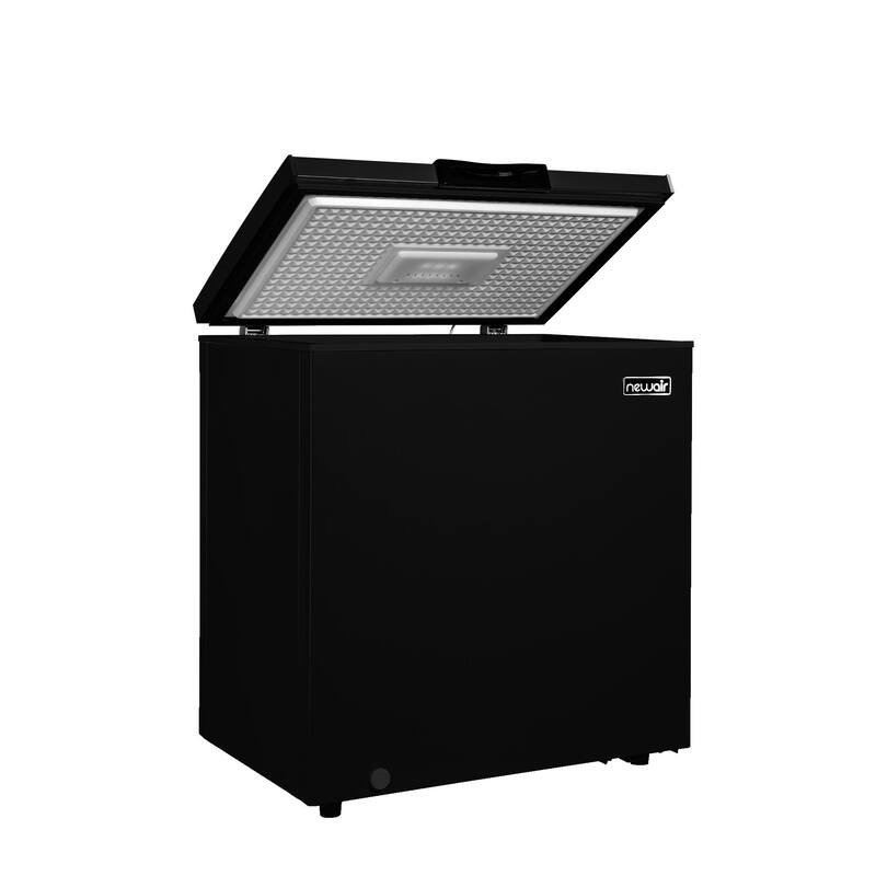 Newair 5 Cu. Ft. Mini Deep Chest Freezer and Refrigerator in Black with Digital Temperature Control and Fast Freeze Mode