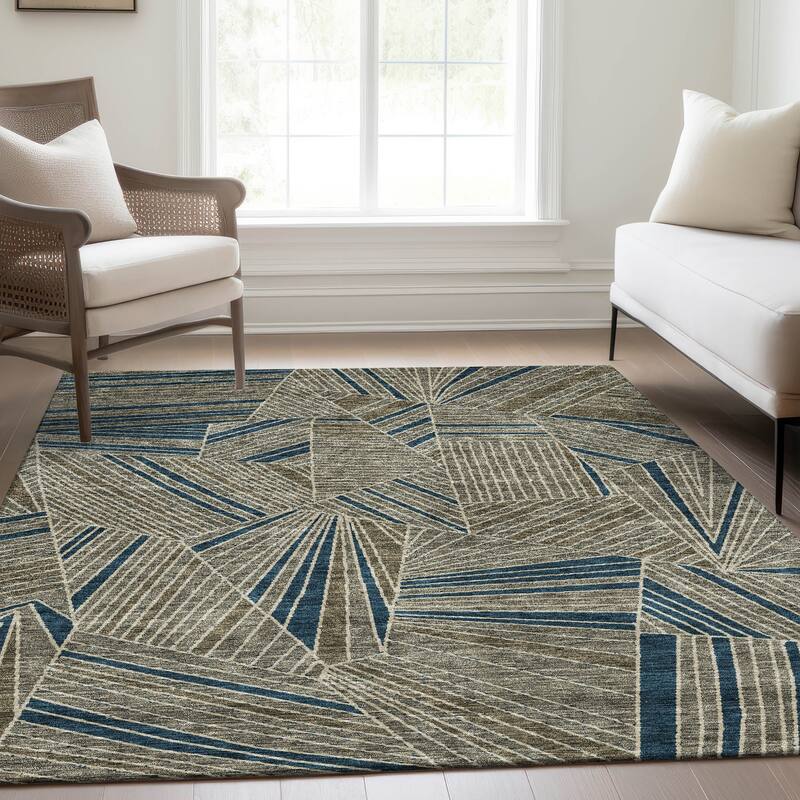 Premium Washable Super Soft Modern Mosaic Mayfield Rug