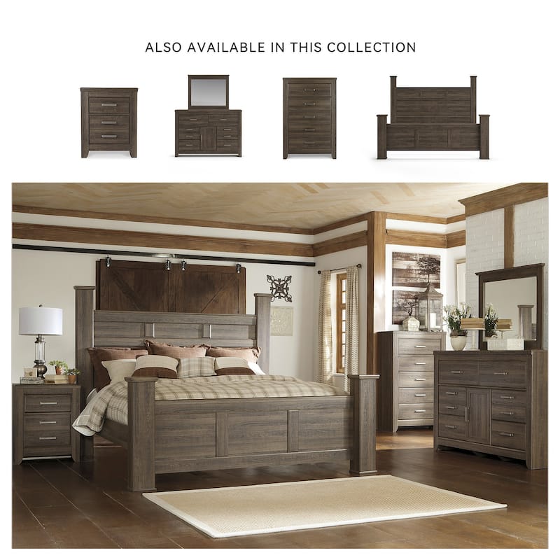 Signature Design by Ashley Juararo Brown Media Chest