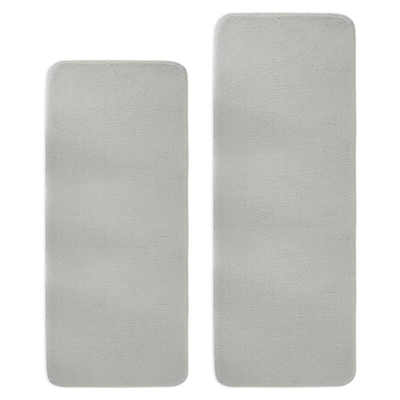 Non-skid Washable Kitchen Runner Rugs (Set of 2) - Set of 44 x 24 and 31.5 x 20 Inches