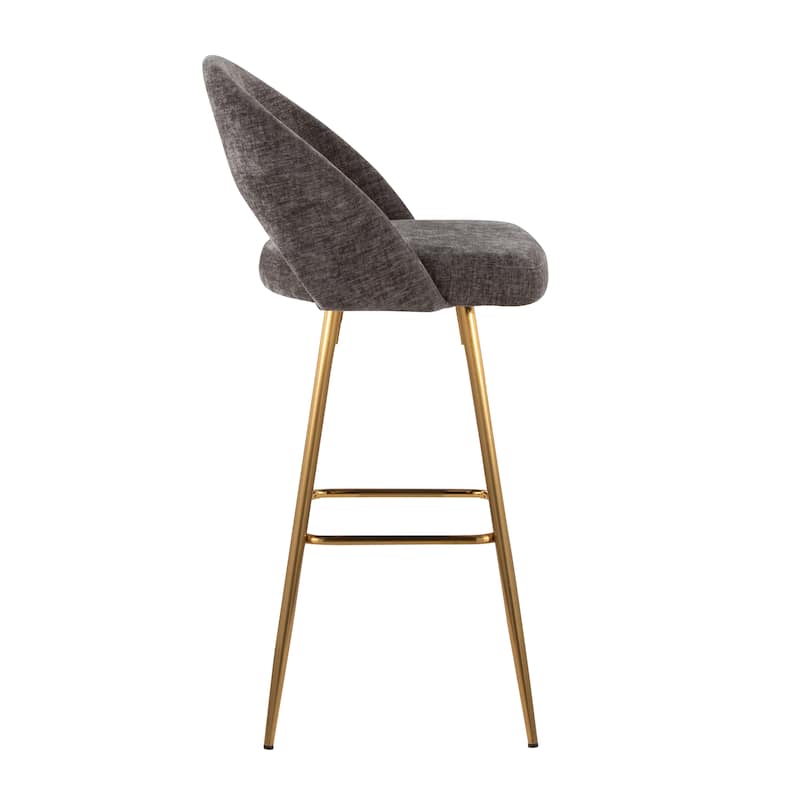 Renee Upholstered 30" Fixed-height Barstool - Set Of 2
