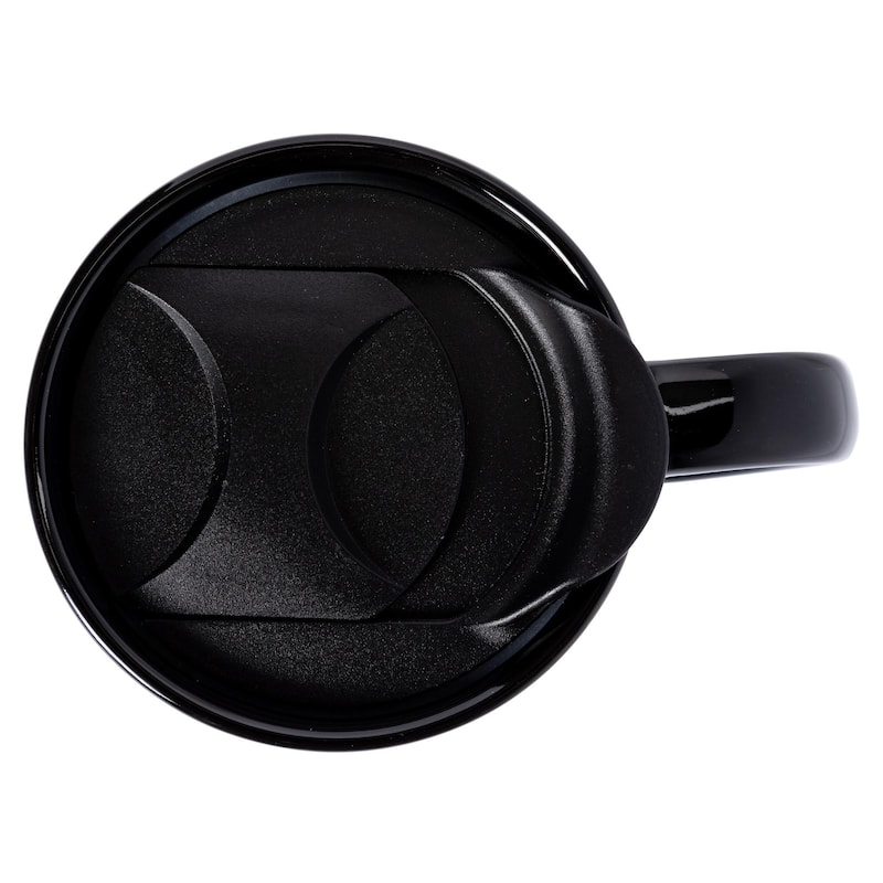 Gibson Home Modani 2 Pack Large 16.5 OZ Ceramic Mugs Set with Removable Cork Bottom and Lid