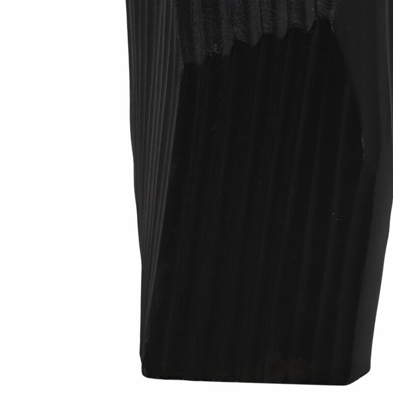 Aluminum Metal Balaz Asymmetrical Sculpted Vase