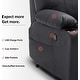 preview thumbnail 19 of 53, MCombo Electric Power Lift Recliner Chair Sofa with Massage and Heat for Elderly, 3 Positions, USB Ports, Faux Leather 7040