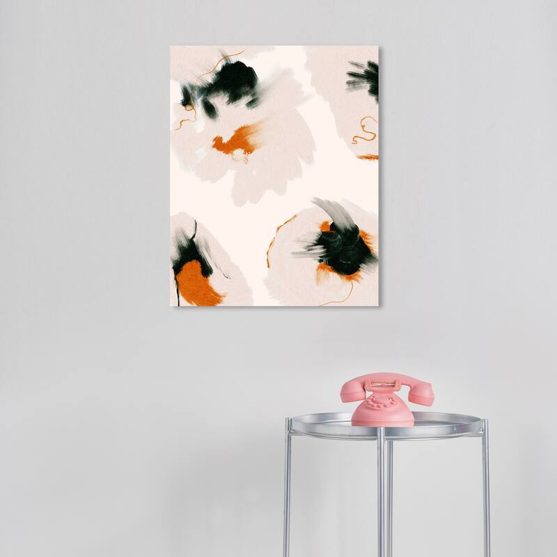 Wynwood Studio Canvas Abstract Abstracta Anemonas White Modern & Contemporary Wall Art Canvas Print - 16 x 20