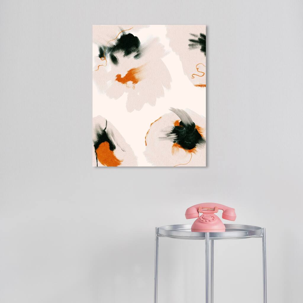 Wynwood Studio Canvas Abstract Abstracta Anemonas White Modern & Contemporary Wall Art Canvas Print