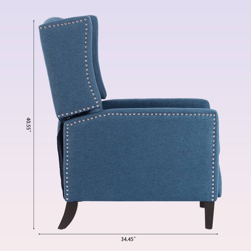 Modern Manual Wing Chair Recliner For Living Room