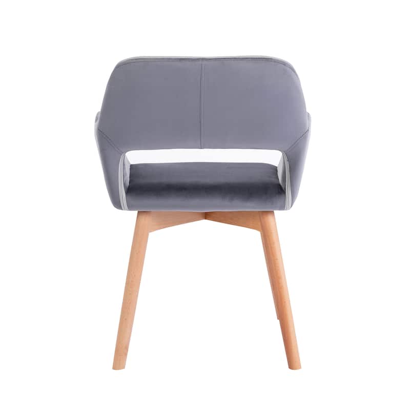 Porthos Home Diana Velvet/ Beech Wood Dining Chairs (Set of 2)