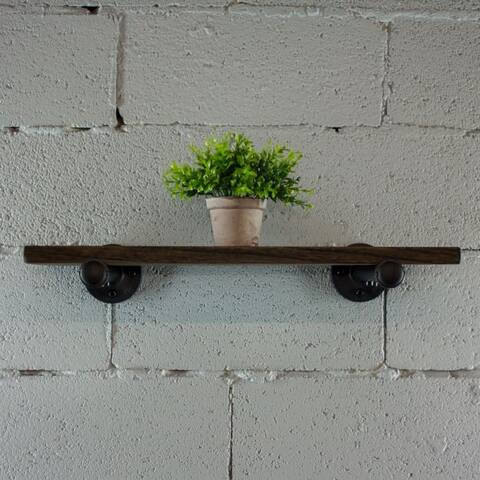 Somerville Farmhouse Industrial Wall Shelf