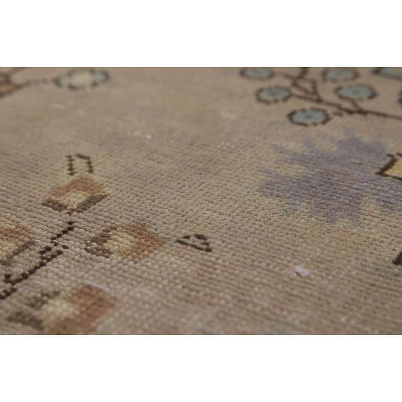 Tabriz Persian Area Rug Hand-Knotted Bedroom Wool Carpet - 6'6"x 9'5"
