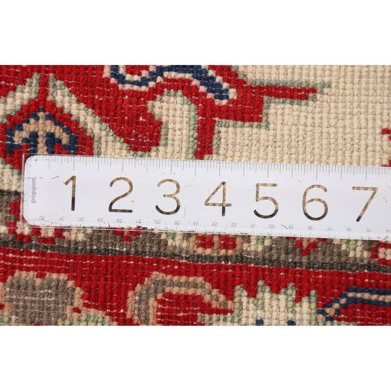 Kazak Oriental Accent Rug Handmade Wool Carpet - 3'0" x 4'0"