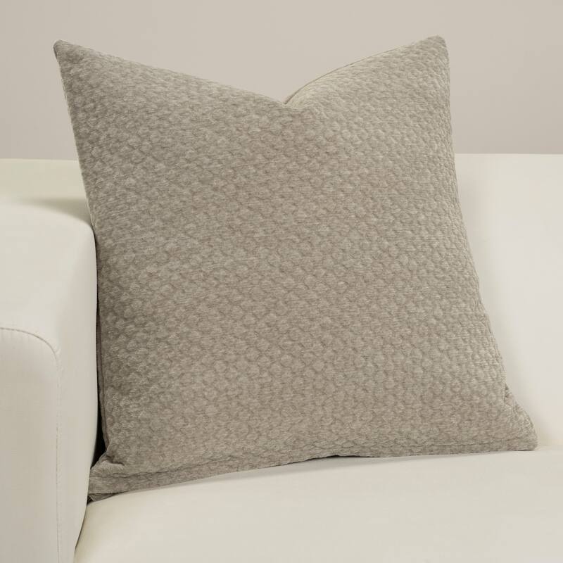 Dragon Designer Throw Pillow - 18" x 18" - Grey