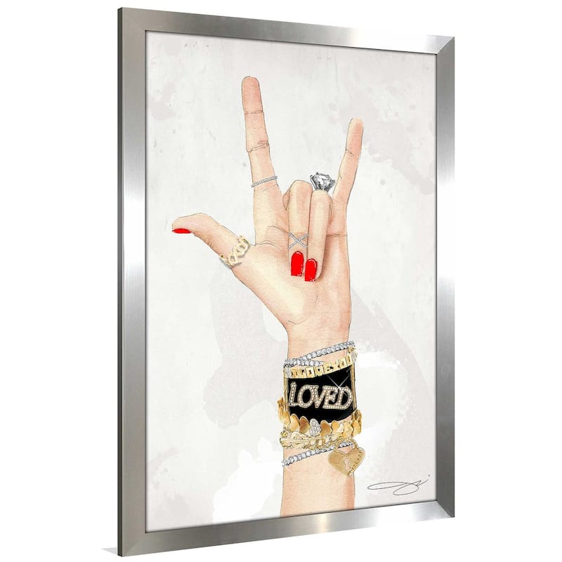 "Rock On With Love" by Jodi Print on Acrylic