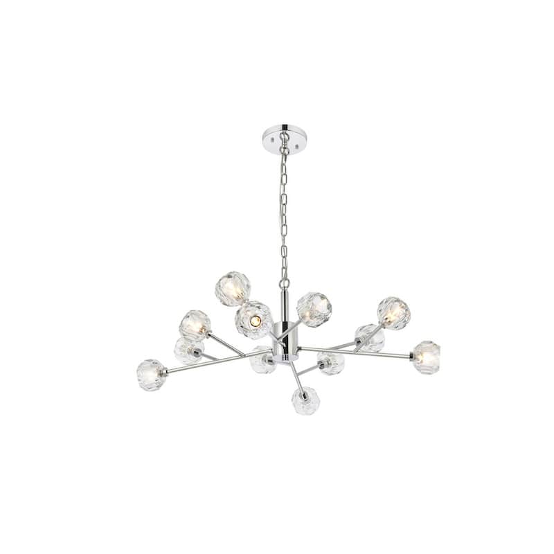 Indigo Home 12 Light Pendant - Chrome