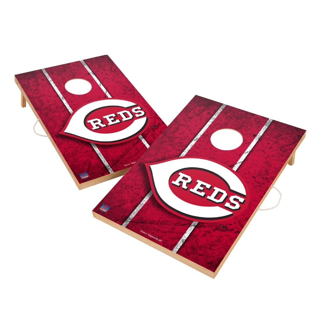 Vintage Cincinnati Reds MLB Regulation 2x4 Cornhole Set