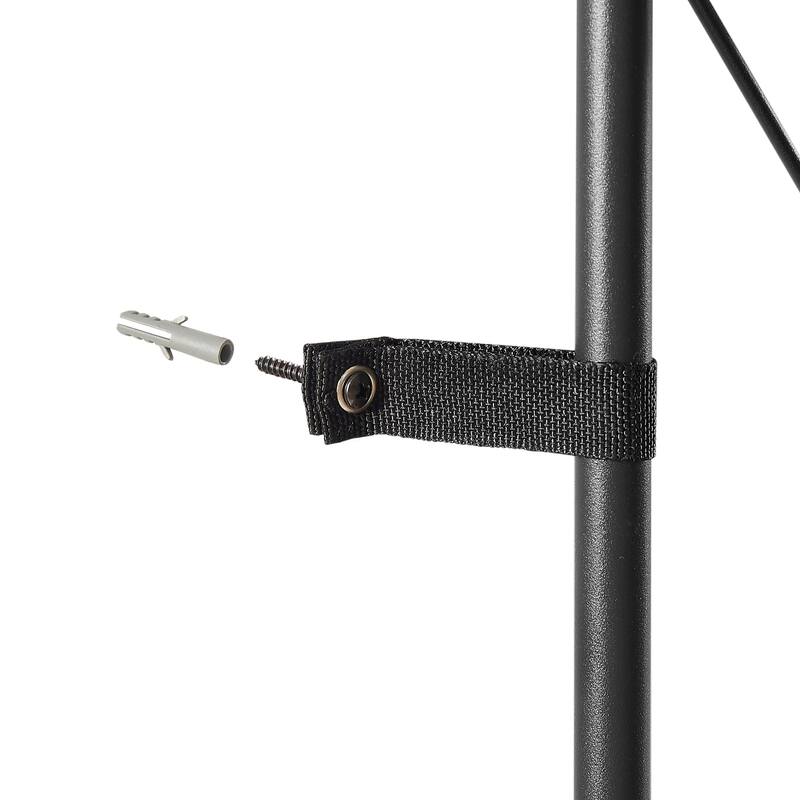 VECELO 5-Tier Corner Bookshelf, Brown Fan-Shaped MDF Shelf with Black Metal Frame Open Storage Organizer for Living Room Bedroom