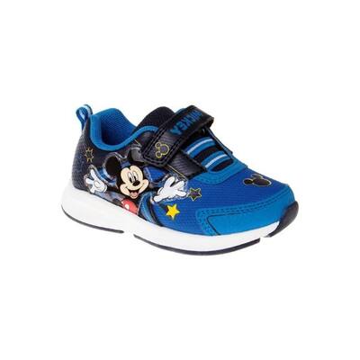 Disney Toddler Boys Mickey Mouse Sneakers w/ 2 Red Lights