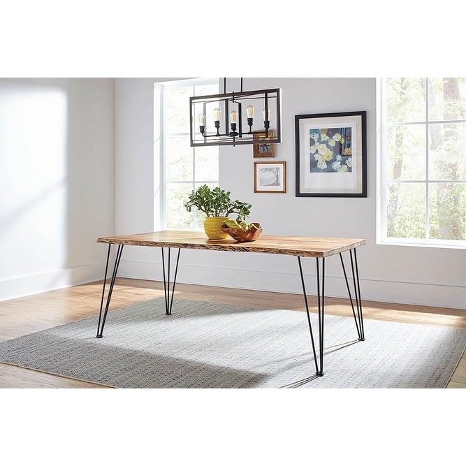 Sherman 71-inch Live Edge Dining Table Natural Acacia