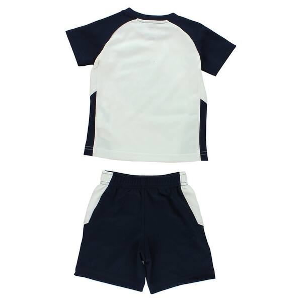 Shop Nike Boys Toddler Nike Ralgan Set White White Navy Green