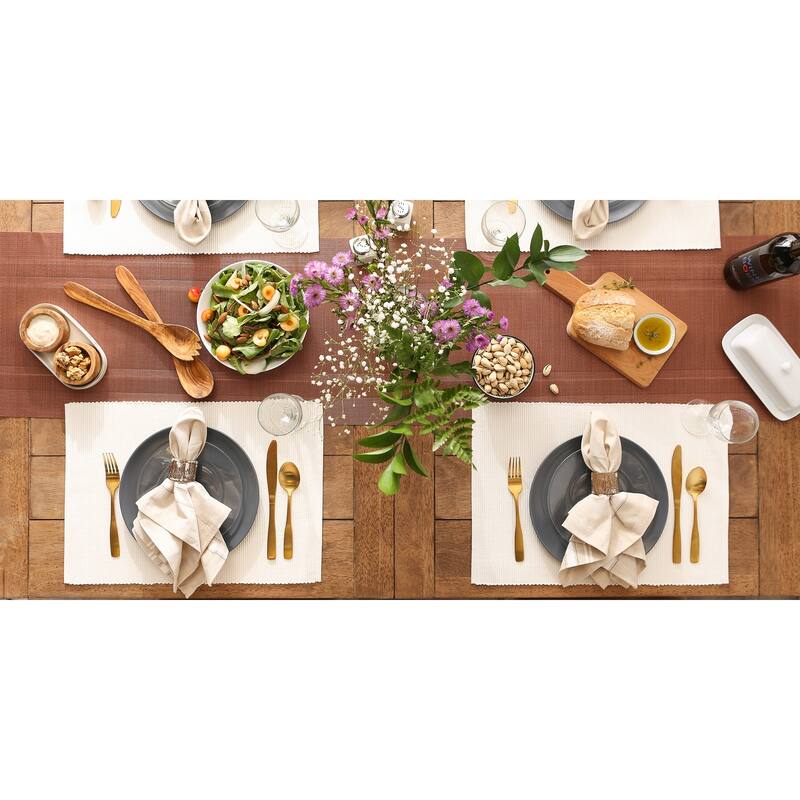 Honey Gold Placemat Set, 13x19", 6 Piece