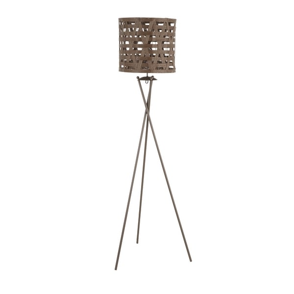 floor lamp rattan shade
