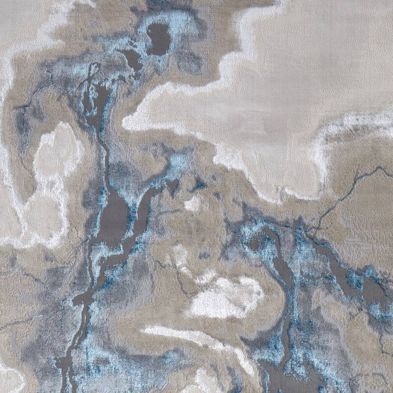 HomeRoots Abstract Bohemian Runner Area Rug