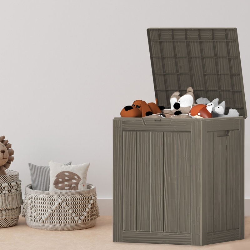 Outdoor Patio Storage Resin Lockable Deck Box - Picture 68 of 100