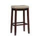 preview thumbnail 8 of 10, Copper Grove Ghindesti Beige Faux Leather 32-inch Bar Stool Beige
