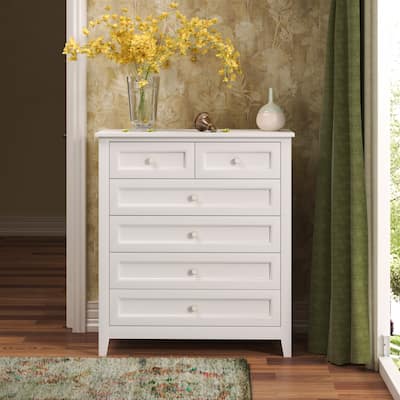 37"Storge Drawers dressers Cabinet WIth Retro round handle