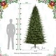preview thumbnail 12 of 57, Glitzhome 7.5ft/9ft/11ft Pre-Lit Green Full Fir Artificial Christmas Tree with 1800/2450/3200 LEDs Simple Setup