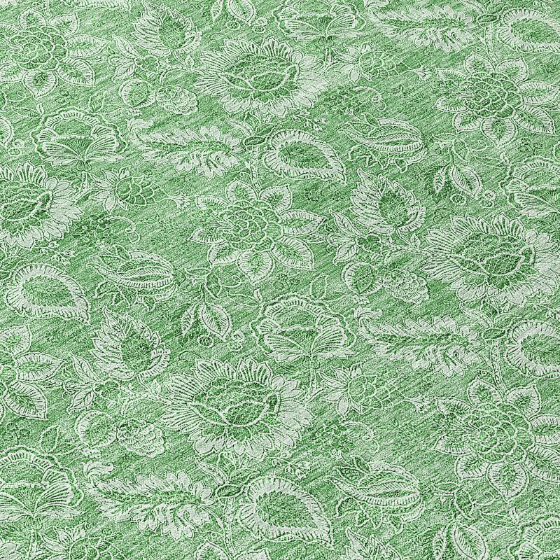 Machine Washable Indoor/ Outdoor Chantille Floral Rug