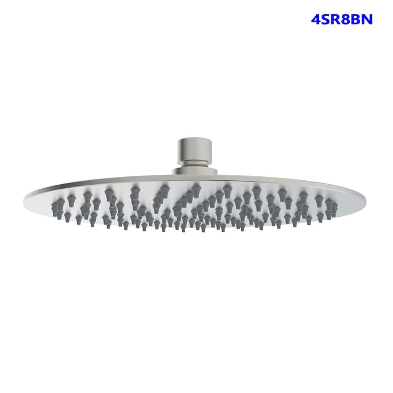 Topcraft Stainless Steel Round Rain Showerhead - 8*8