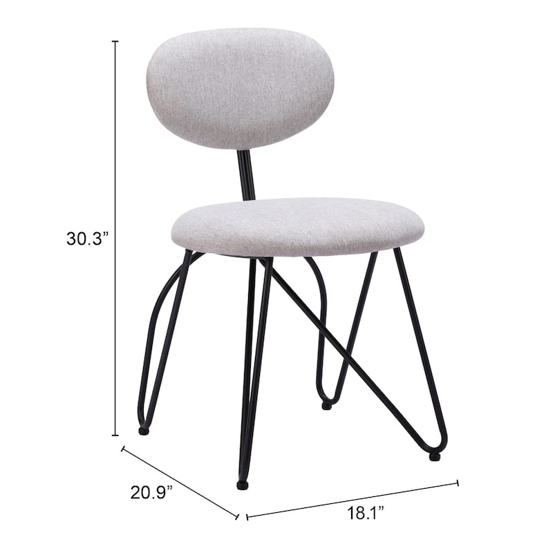 Novi Dining Chair Dove Gray