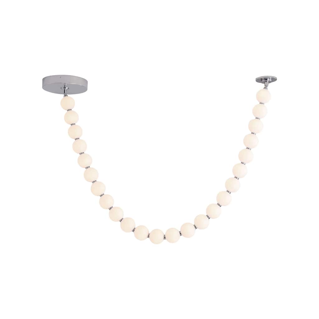 Alora Lighting PD321725CH-UNV-010 Akoya 83" Wide LED Linear Pendant
