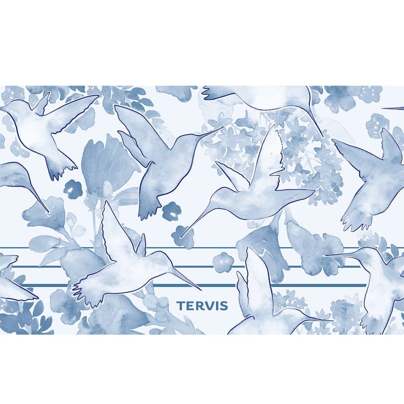 Tervis Traveler Hummingbird Sky Triple Walled Insulated Travel Tumbler, Stainless Steel