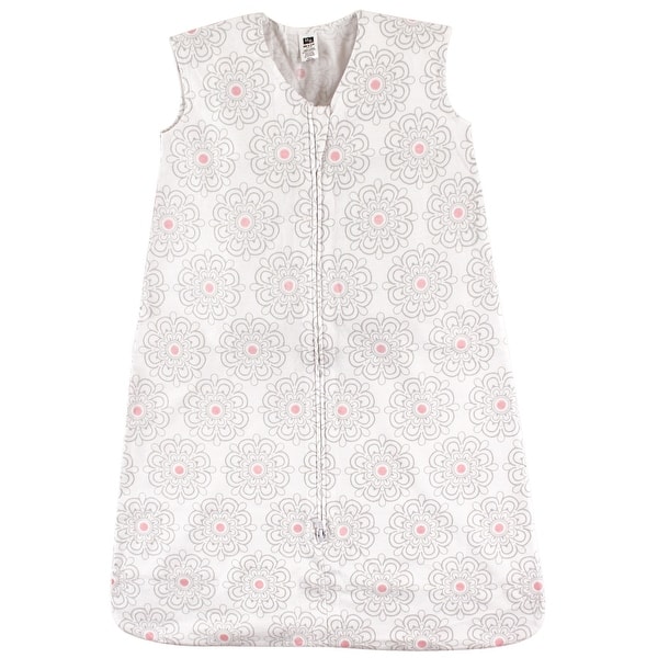 slide 1 of 1, Hudson Baby Infant Girl Cotton Sleeveless Wearable Sleeping Bag, Sack, Blanket, Floral 0-6 Months - Floral