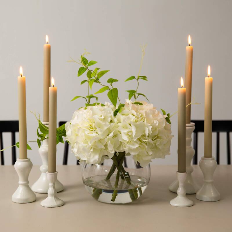 18-in Artificial Hydrangea Arrangement in Vase
