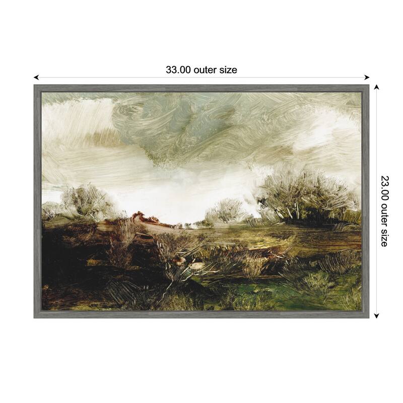 Hound Tor by Dan Hobday (33 x 23 in.), Framed Canvas Wall Art Print