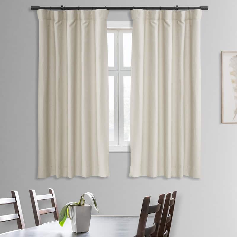 Exclusive Fabrics Bellino 63 In Room Darkening Curtain (1 Panel) - 50 x 63